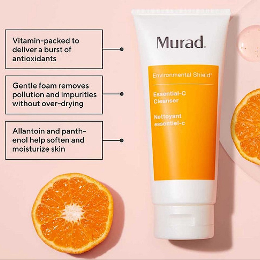 MURAD Environmental Shield Essential-C Foaming Gel Cleanser, 6.75 oz, NEW IN BOX